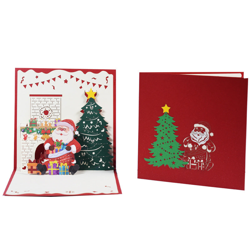 3D Creative Christmas Series Pop-Up Greeting Card