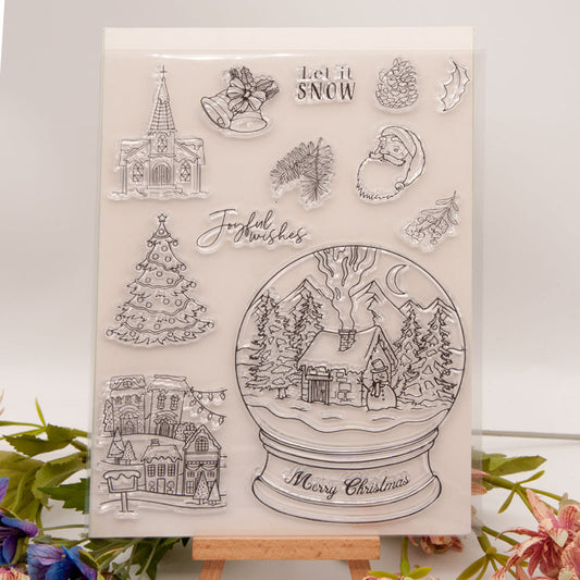 Christmas Theme Clear Stamps