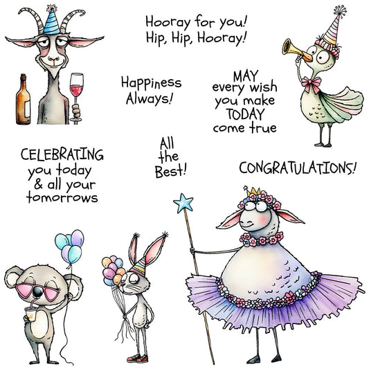 Birthday Friendship Clear Stamps