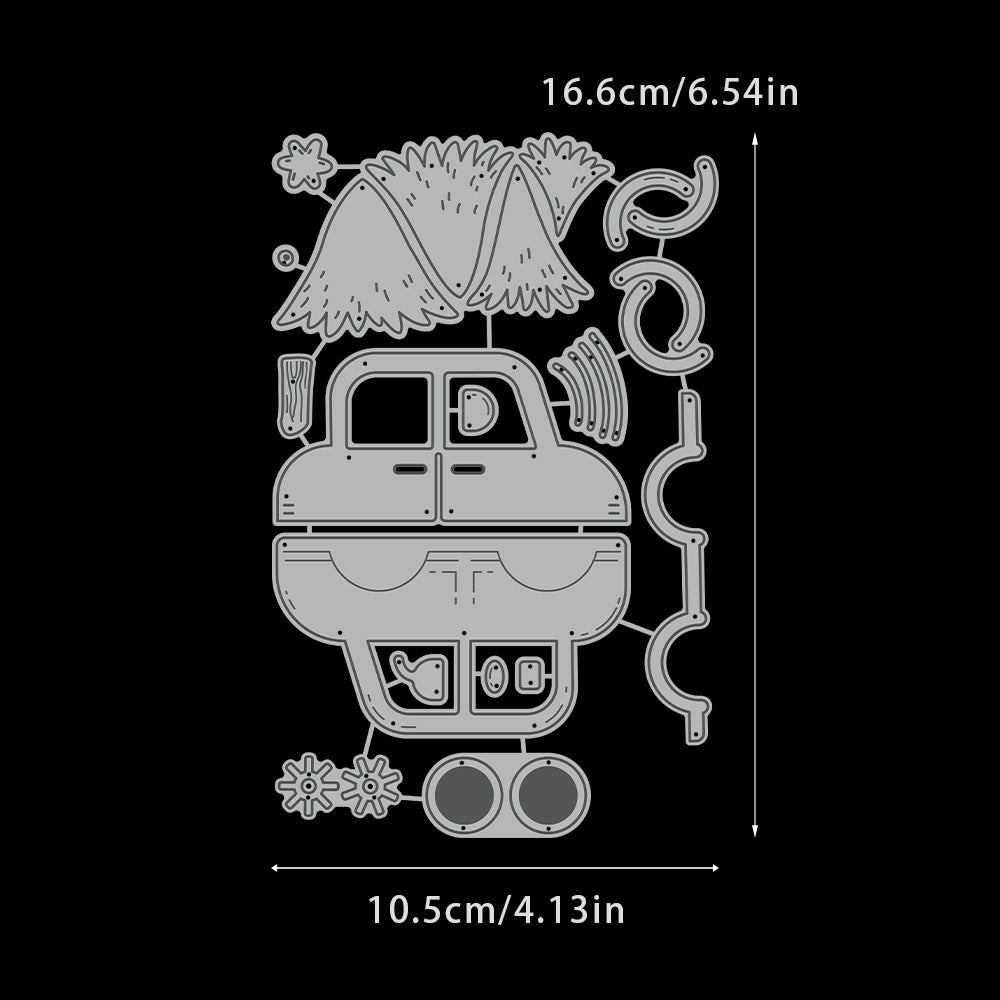 Christmas Trees and Cars Metal Cutting Dies