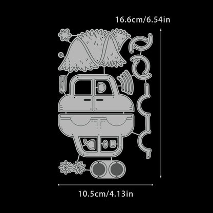 Christmas Trees and Cars Metal Cutting Dies