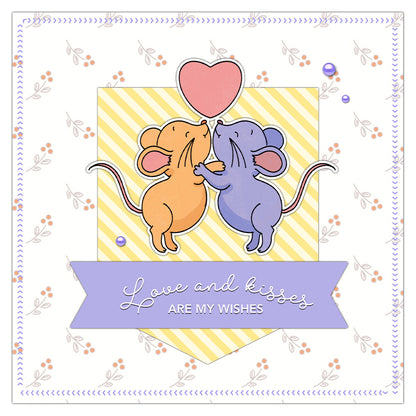 Valentine's Day Mouse Dies & Stamps Set