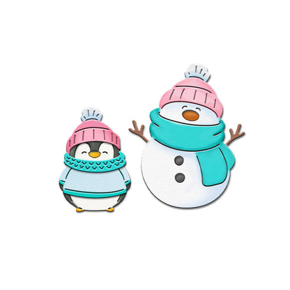 Winter Snowman Metal Cutting Dies
