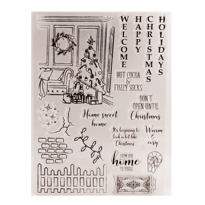 Christmas Decorations Clear Stamps