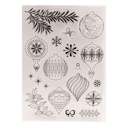 Christmas Decorative Clear Stamps