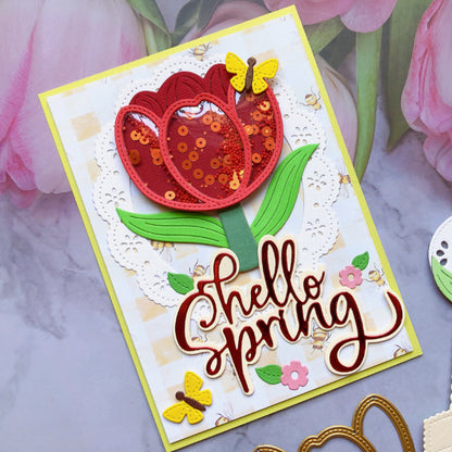 Beautiful Tulip Metal Cutting Dies