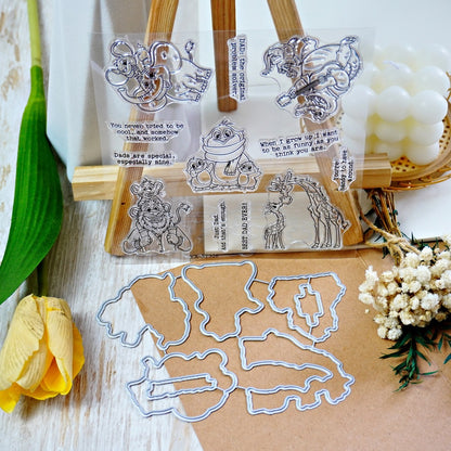 Animal Father's Day Dies & Stamps Set