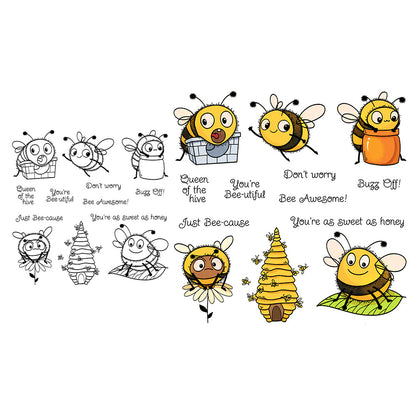 Happy Bees Dies & Stamps Set