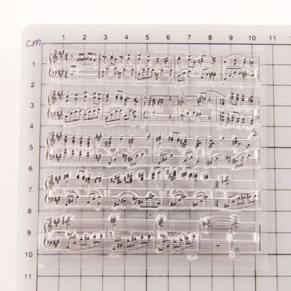 Musical Notes Clear Stamps