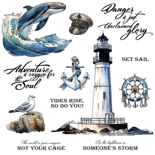 Lighthouse Navigation Dies & Stamps Set