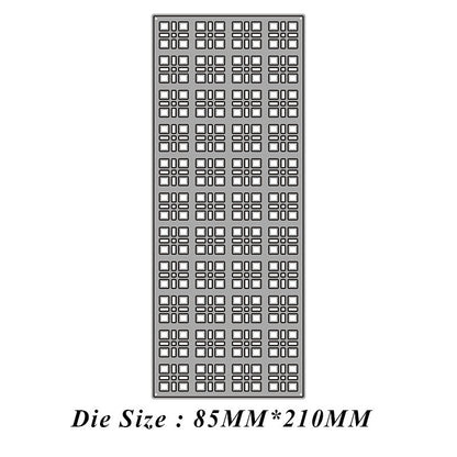 Grid Hollow Background Board Cutting Dies