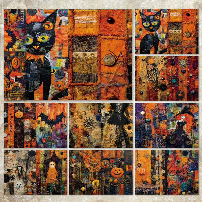 A5 Halloween Theme Journal Scrapbook Paper