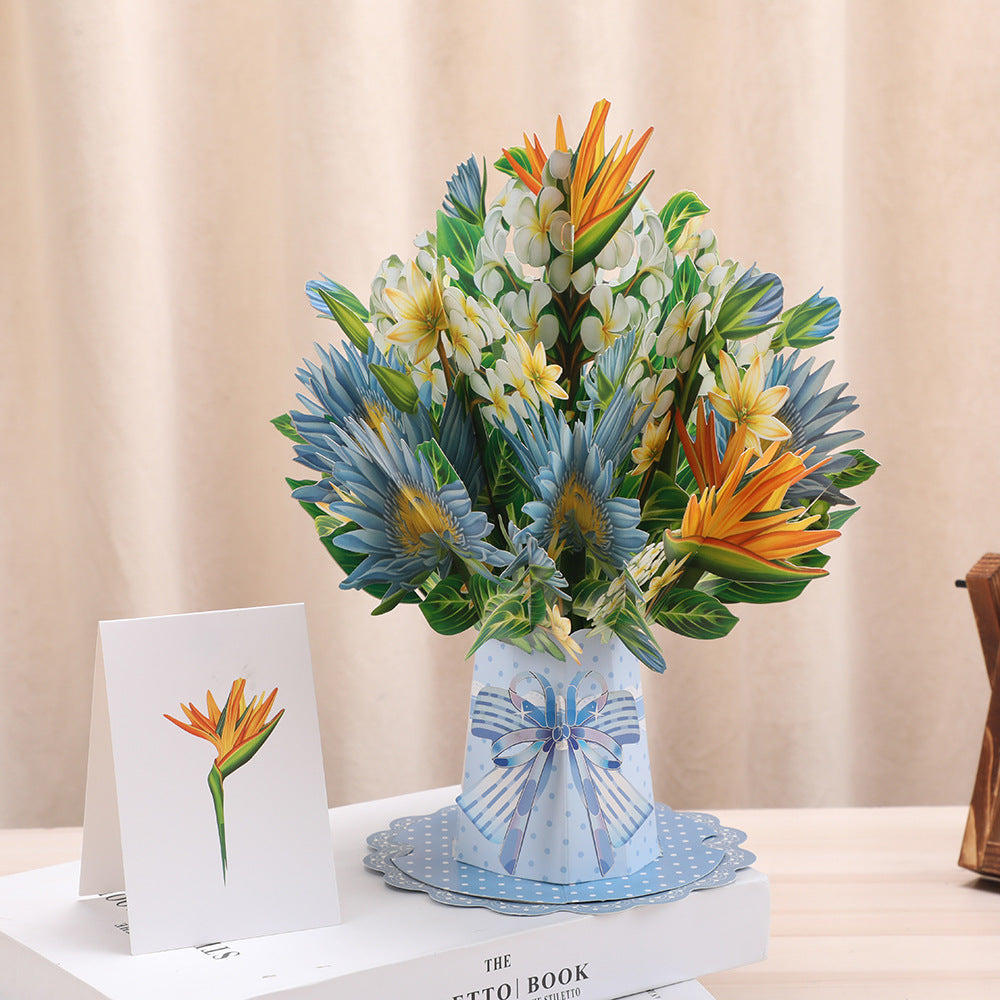 3D Pop-Up Card Creative Bouquet