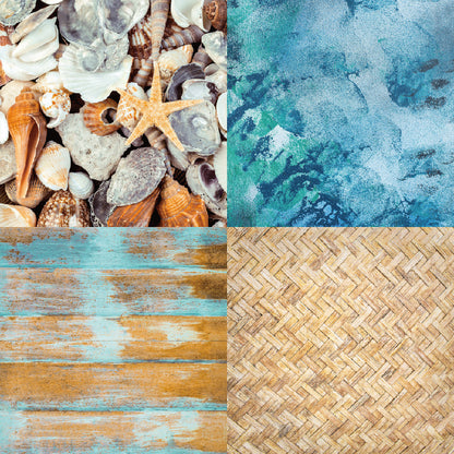 24PCS 6" Beach Scrapbook Paper & Cardstock