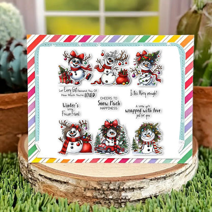 Christmas Snowman Clear Stamps