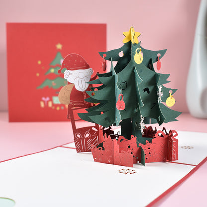 3D Creative Christmas Series Pop-Up Greeting Card