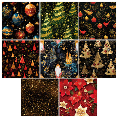 24PCS 6" Festival Theme Scrapbook Paper & Cardstock