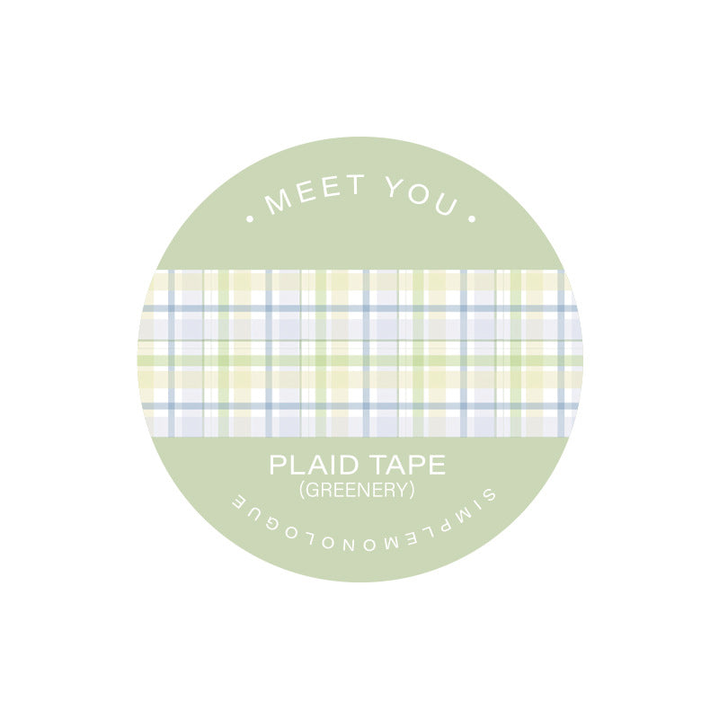 Basic Plaid Decorative Washi Tape