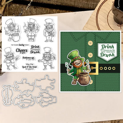 St. Patrick's Day Theme Dies & Stamps Set