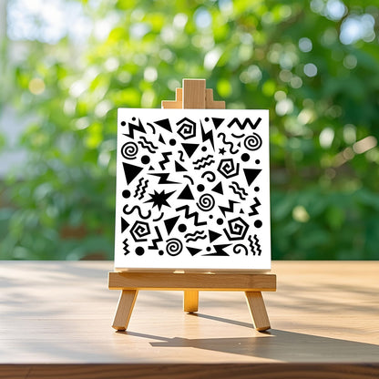 Graffiti Pattern DIY Painting Hollow Stencil