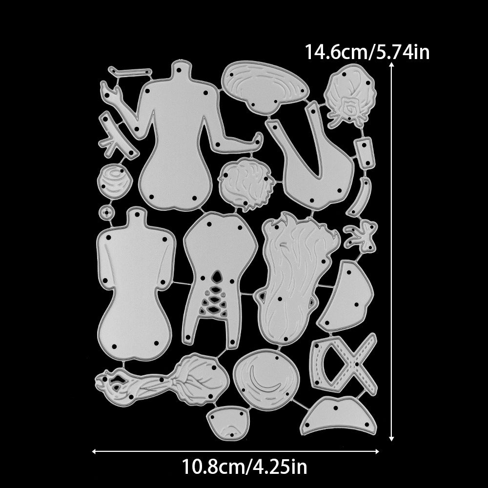 Beach Girls Metal Cutting Dies