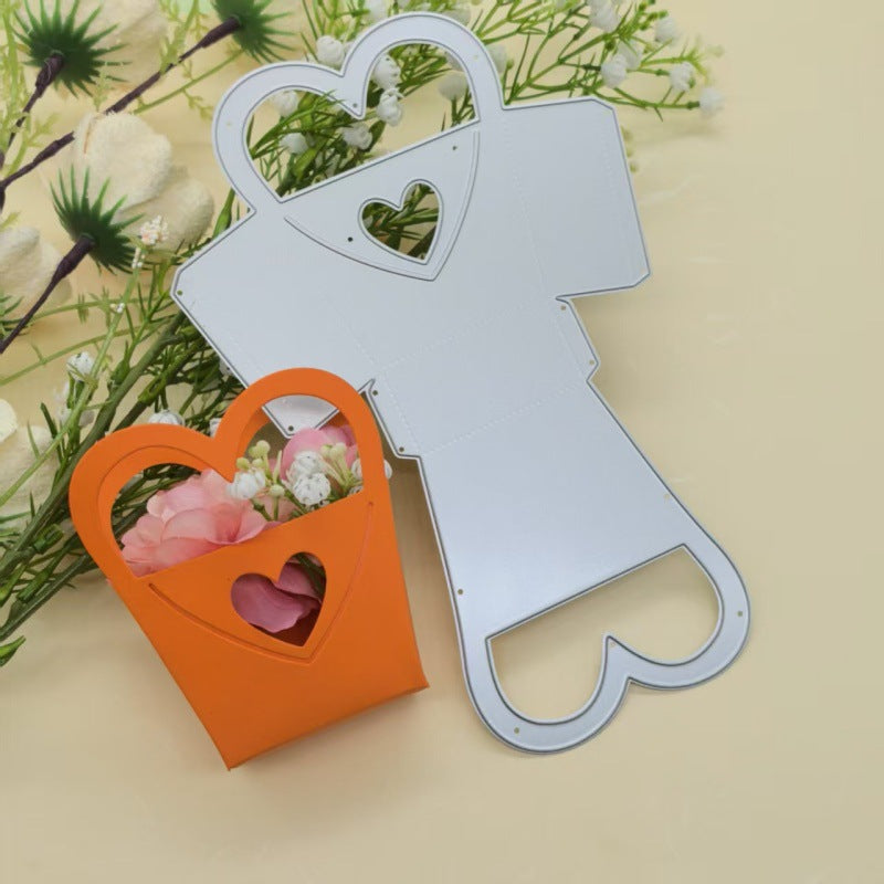 Love Hand Basket Metal Cutting Dies
