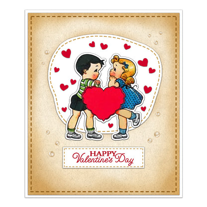 Valentine's Day Kids Clear Stamps