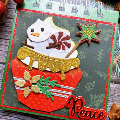 Christmas Cupcake Metal Cutting Dies