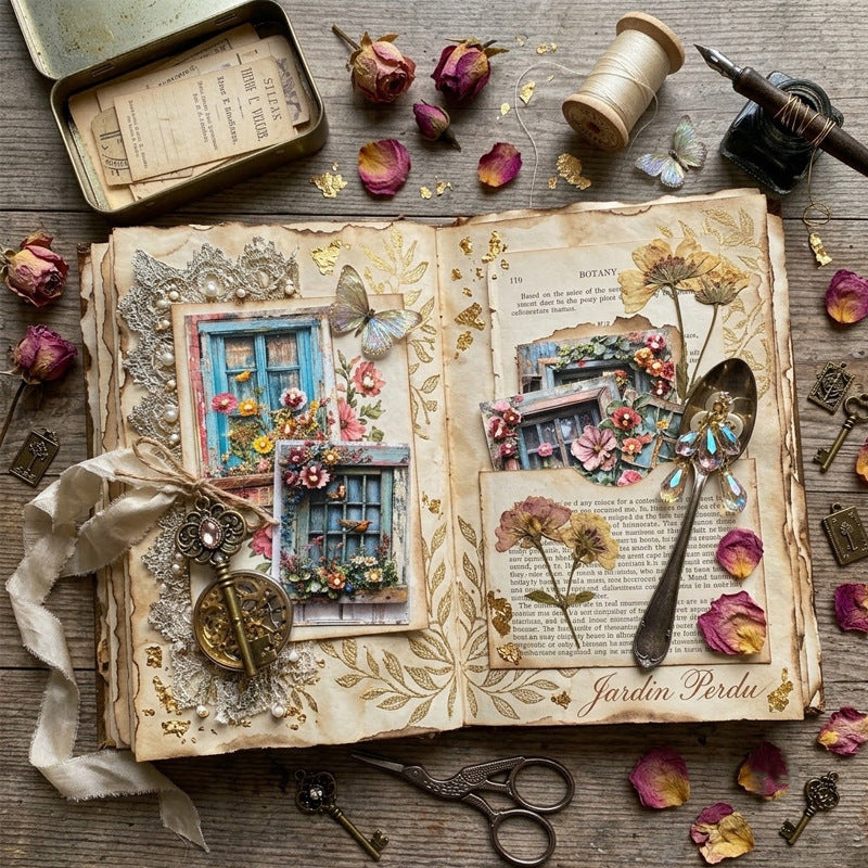 A5 Window Garden Journal Scrapbook Paper