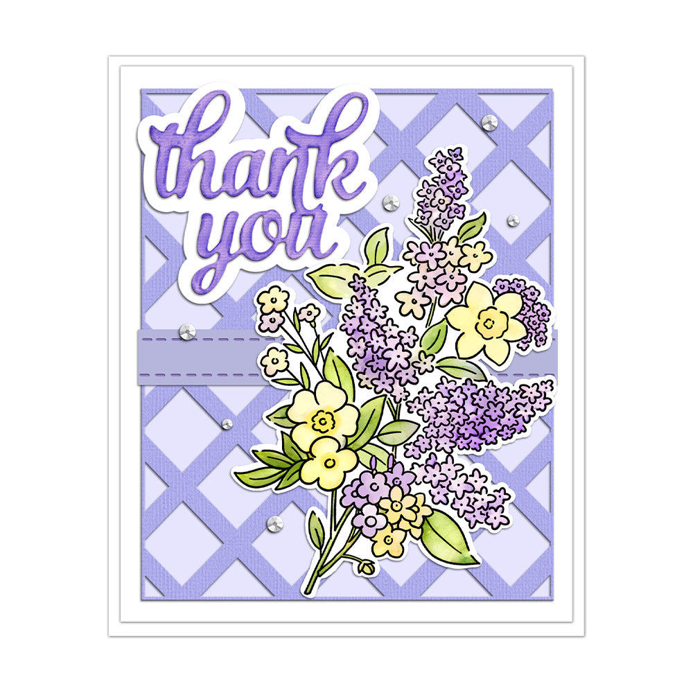 "Thank You" Words Metal Cutting Dies