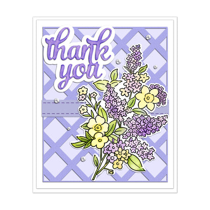 "Thank You" Words Metal Cutting Dies