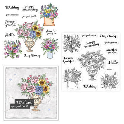 Dense Bouquet Clear Stamps