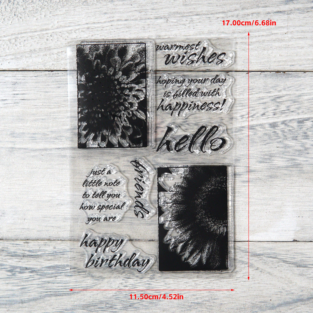 Floral Pattern Clear Stamps