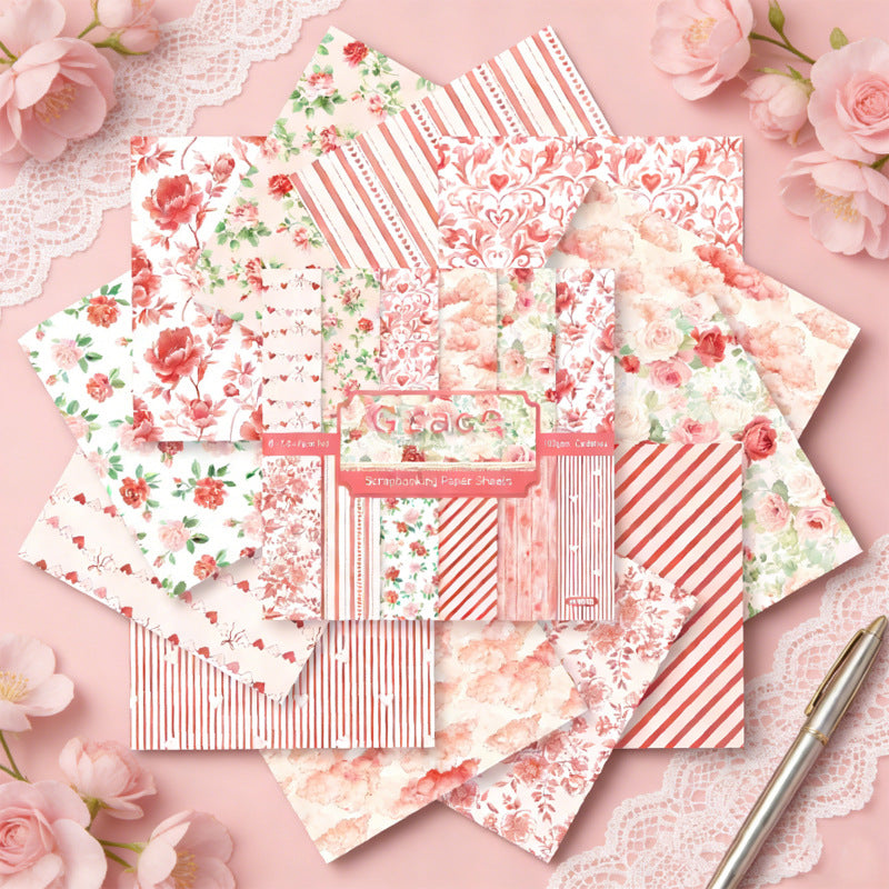 24PCS 6" Grace Scrapbook Paper & Cardstock