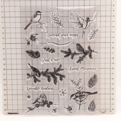 Winter Birds Clear Stamps