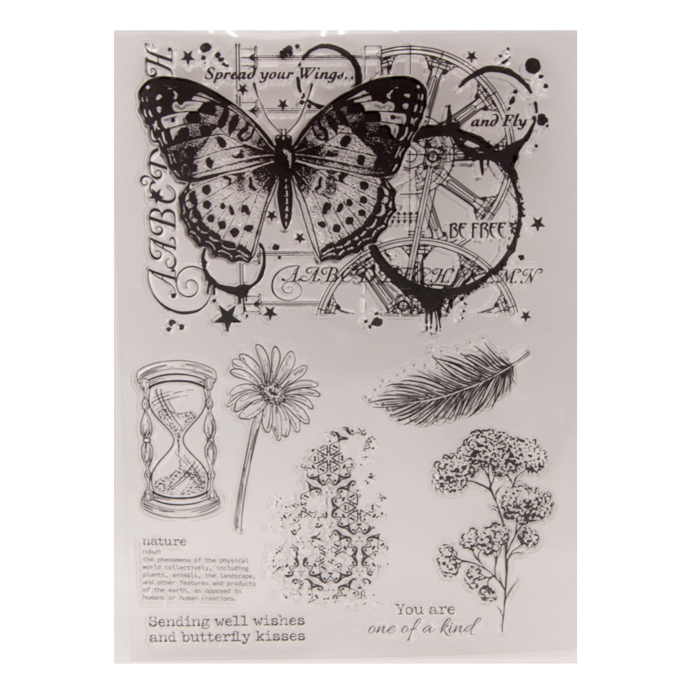 Butterfly Decoration DIY Scrapbook Clear Stamps