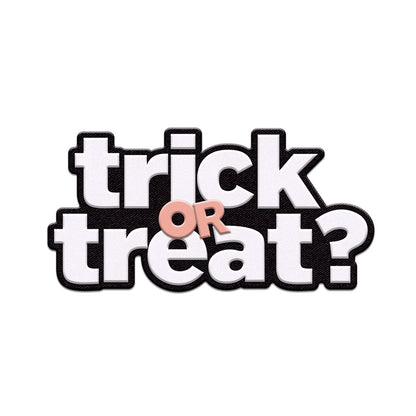 "Trick Or Treat" Words Metal Cutting Dies