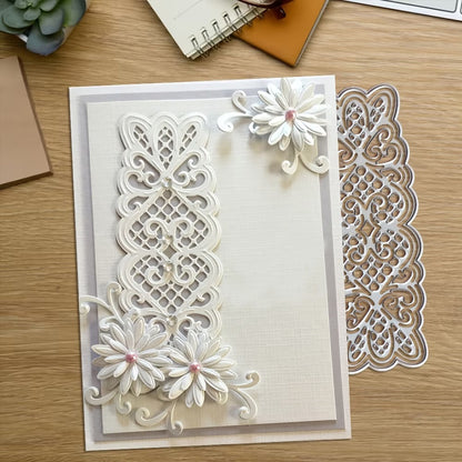 Lace Flowers Border Metal Cutting Dies