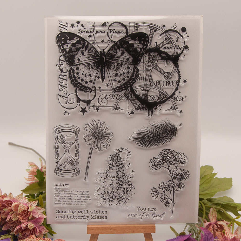 Butterfly Decoration DIY Scrapbook Clear Stamps