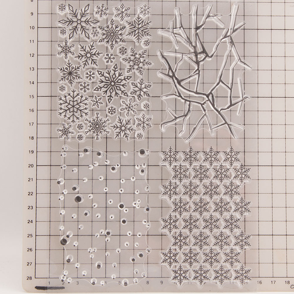 Snowflake Decoration Clear Stamps