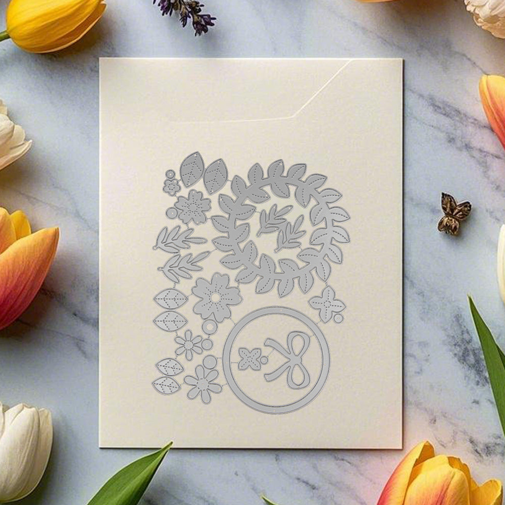 Wreath Flowers Metal Cutting Dies