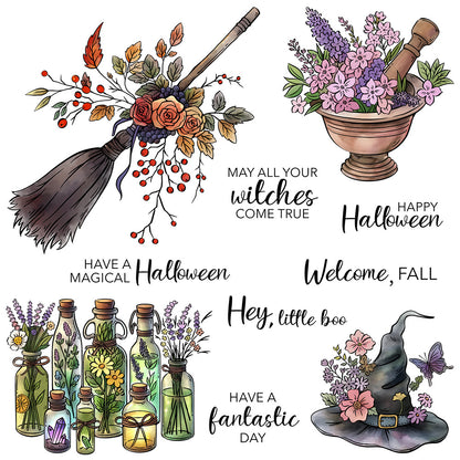 Halloween Elements Clear Stamps
