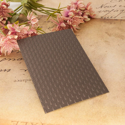 Raindrop Background Pattern Plastic Embossing Folder