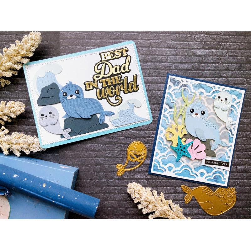 Cute Seal Metal Cutting Dies