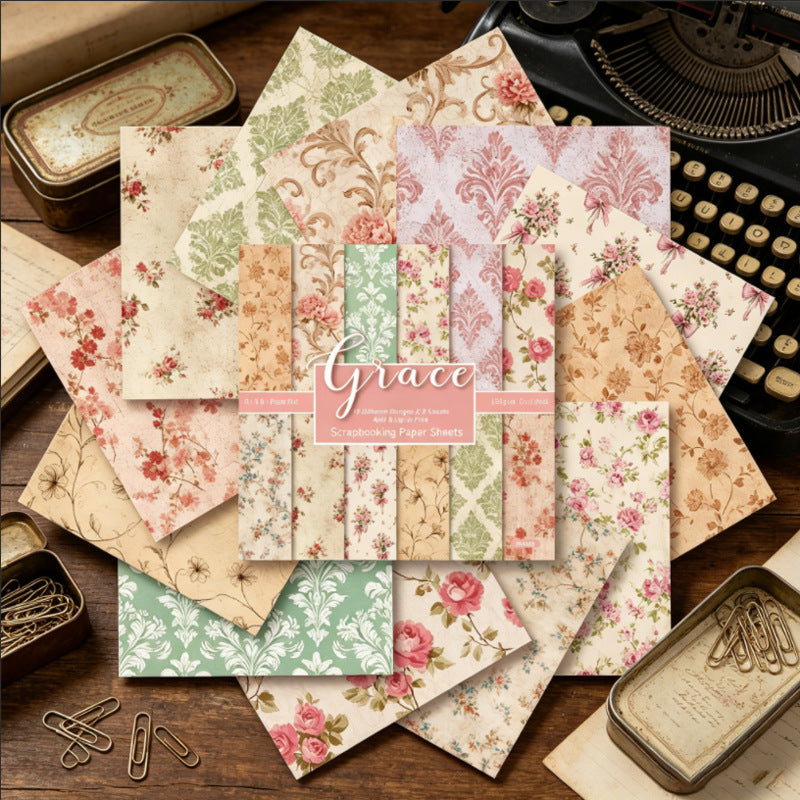 24PCS 6" Grace Scrapbook Paper & Cardstock