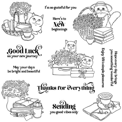 Leisure Daily Life Clear Stamps