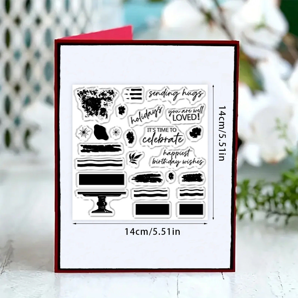 Birthday Cake Dies & Stamps Set