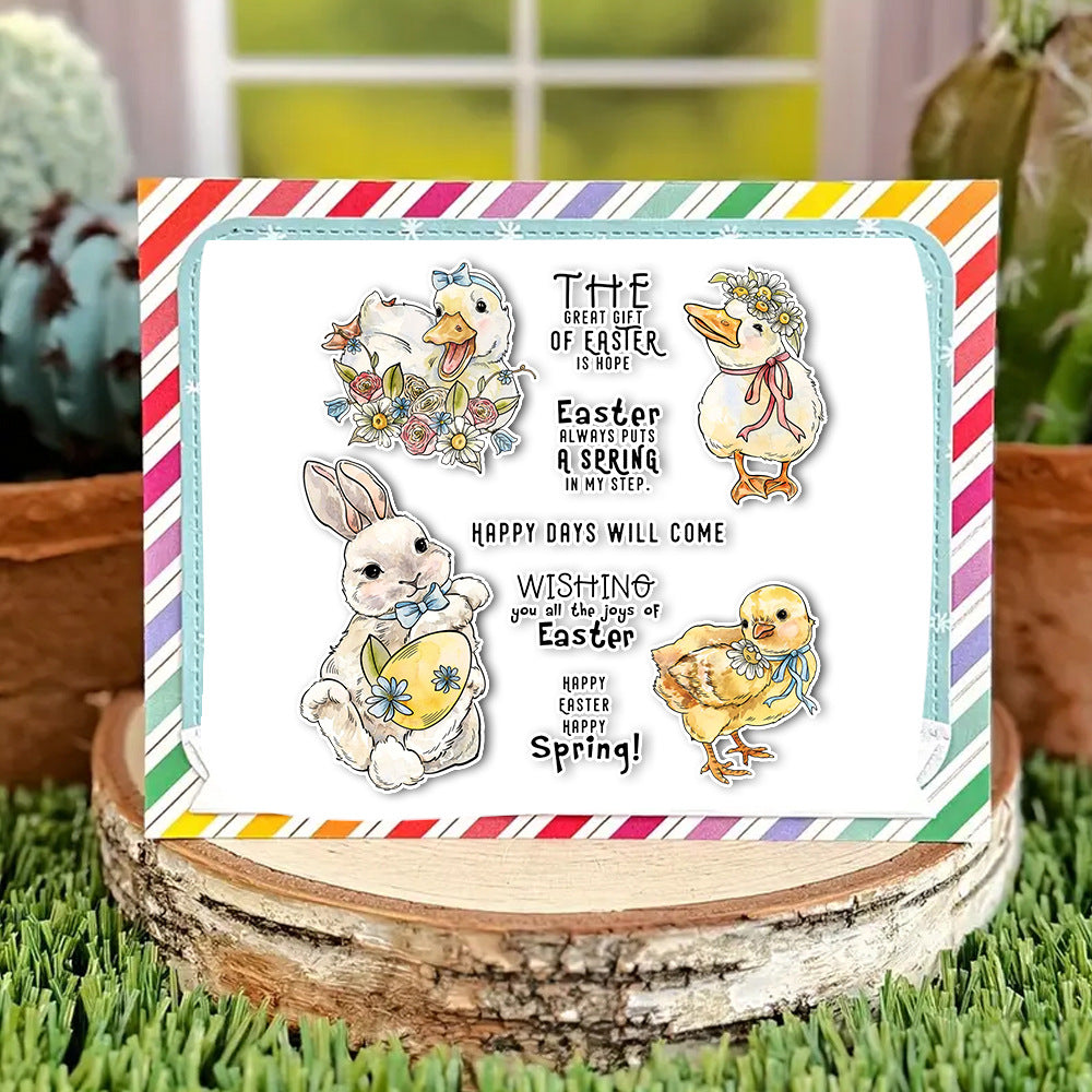 Easter Animals Clear Stamps