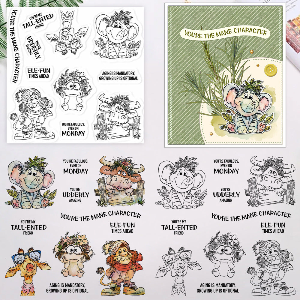 Cute Animals Clear Stamps