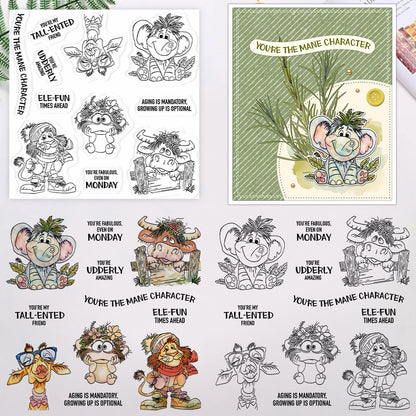 Cute Animals Clear Stamps